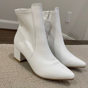 White booties